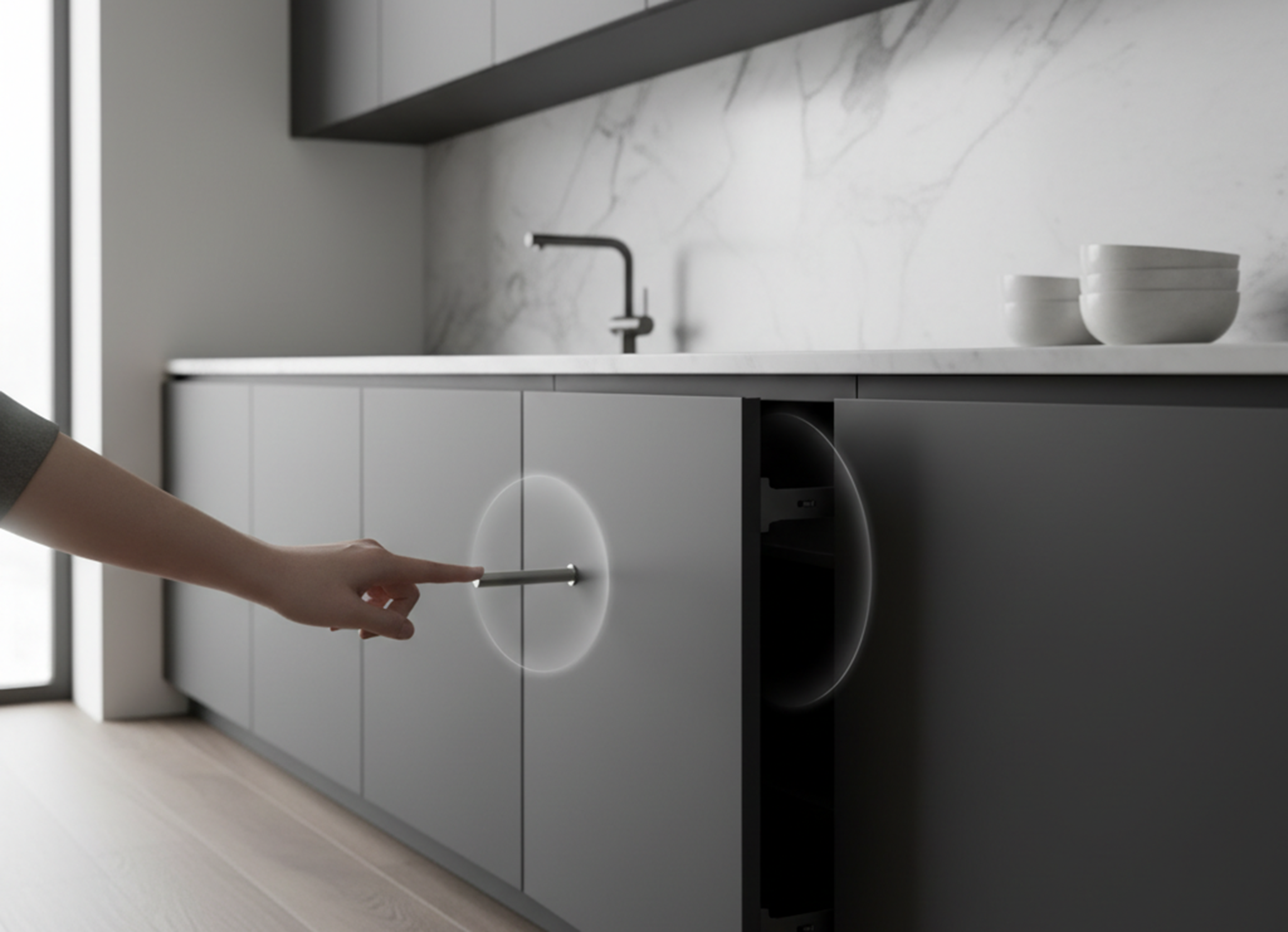 Скрытые петли и доводчики: Революция в дизайне и функциональности